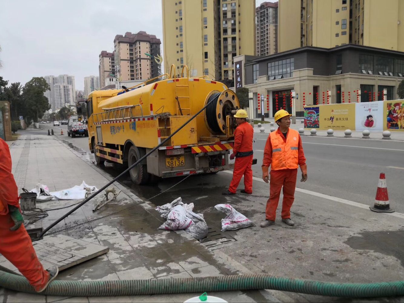 顺庆排污管道清淤-管道清洗